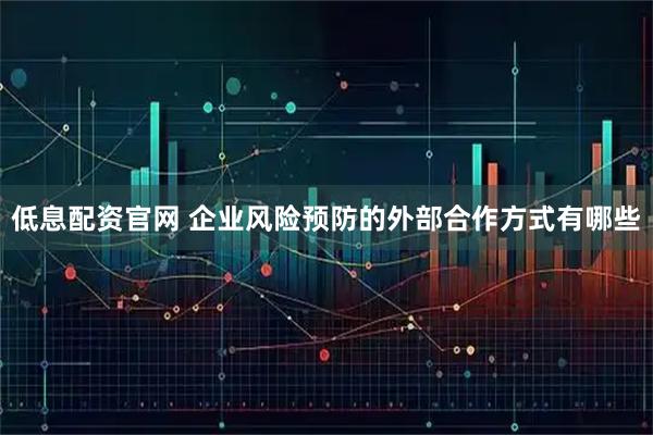 低息配资官网 企业风险预防的外部合作方式有哪些