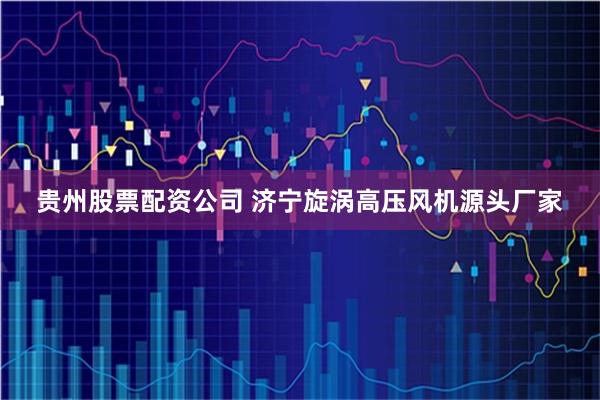 贵州股票配资公司 济宁旋涡高压风机源头厂家